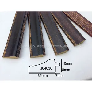 J04036 Series 30 Years Manufacturer Classic Mirror Frame Moulding Wholesale High Quality Picture Frame Moulding Custom Size & Design Available thumbnail-3