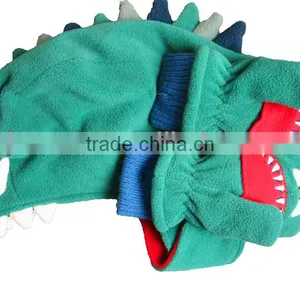 Cartoon Polar Fleece Hat and Gloves for Children thumbnail-1