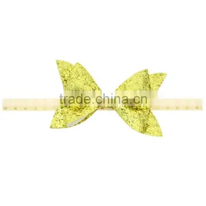 Glitter Sequin Bow Baby Headband thumbnail-6