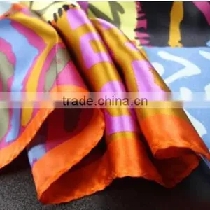 OEM Print Silk Scarf For Women Promotion & Premium Scarf Silk Scarf New Design Scarf Poly Scarf & Cashmere Scarf thumbnail-5