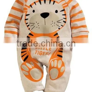 Chrismas Cartoon Animal Pure Cotton Baby Romper thumbnail-3