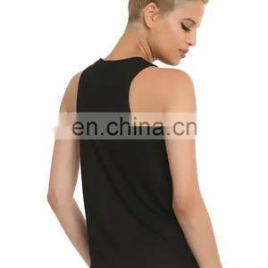 Healy Custom High Density Black Stripe Single Jersey Cotton Women Tops thumbnail-3
