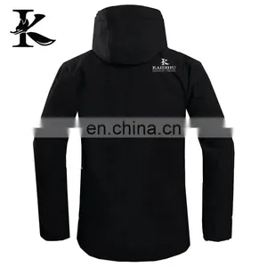 Men Outdoor Softshell Jacket Print Logo Empty Waterproof Jacket thumbnail-3