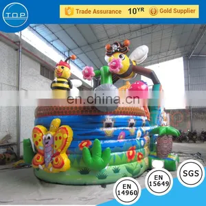 TOP INFLATABLES Multifunctional Six Flags Bouncer Inflatable Bouncer/jump Castle Water Slide thumbnail-4