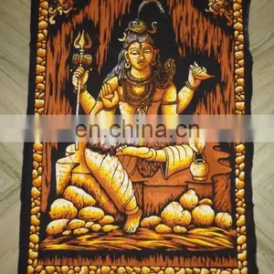 Hindu Prints BATIK PRINTED WALL TAPESTRY FROM INDIA LOT OF 50 PCS thumbnail-6