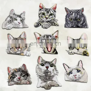 Custom 3d Logo Design Animal Sew on Embroidery Patches thumbnail-1