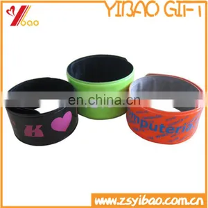 Silicone 100% Slap Bracelet /wristband Printing Custom Logo thumbnail-5