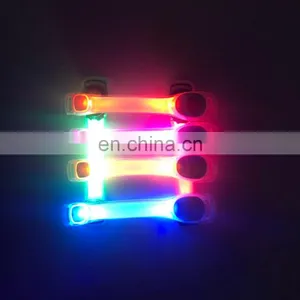 Best Selling Waterproof Pvc Led Flashing Light Armband for Men thumbnail-6