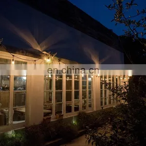 Decorative S14 LED String Bulbs for Holiday Garden Christmas Use Outdoor Edison Bulb String Light Filament String Light 48ft thumbnail-5