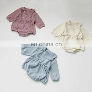 Long Sleeve Autumn Winter Baby Rompers Multi Colors Kids One Piece Jumpsuits thumbnail-1