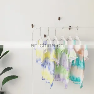 Girl Fashion Summer Cotton Tie Dye T-shirt From China thumbnail-3