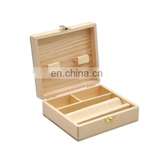HQP-XJ18 HongQiang Custom Wooden Cigar Humidor Gift Box Cigarette Case thumbnail-3