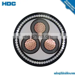 22.9KV FR-CN/CO-W Grounding COPPER Power Cable PVC Sheath thumbnail-1