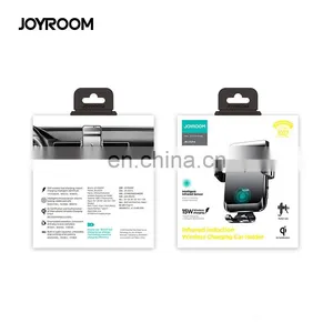 Joyroom Wireless Charger Automatic Sensor Mobile Phone Holder for Car Air Vent 15W Quick Charging thumbnail-2