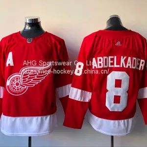 Detroit Red Wings #8 Abdelkader Red Jersey thumbnail-1