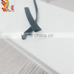 Soft Black u Shape Plastic Edge Trim Strip Cover the Glass and Laminated Board thumbnail-4
