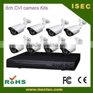 HD H.264 720P 8ch CVI Camera Kits With Bullet Cameras and 4channel P2P Camera Cctv Kit thumbnail-2