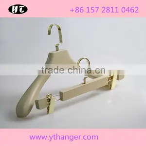 Good Quality Custom Children Wooden Hanger and Pants Hanger for Kids Quality Choice thumbnail-1