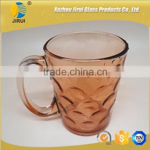 300ml Colourful Glass Cup With Handling for Drinking thumbnail-6