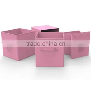 Decorative Storage Baskets Non-woven Collapsible Storage Bins/boxes thumbnail-1