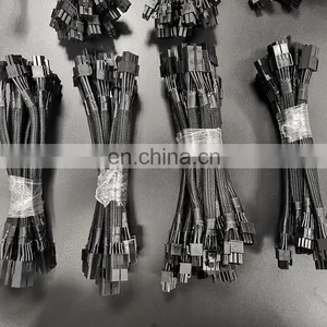 Wholesale 20cm Pcie 8 Pin Female To Dual 8Pin 6 2 Pin Male Connector Gpu Graphics Card Pcie Splitter Power Adapter Cable thumbnail-2