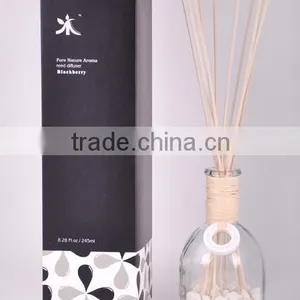 245ml Home Fragrance Aroma Reed Diffuser With Glass Bottle and Clay Stone SA-0033 thumbnail-2