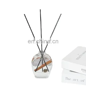 ENO Custom Package Design Reed Stick Fragrance Oil Reed Diffuser Glass Bottle Flower Decoration Air Freshener Reed Diffuser thumbnail-1
