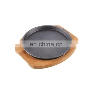 Cast Iron Western Food Pan Cast Iron Steak Grill Pan thumbnail-1