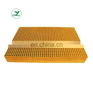 Dark Gray Frp Fiberglass Plate Grating Anti Slip Composite Plate GRP Type Grid Floor thumbnail-1