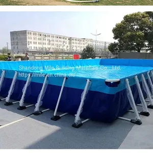 Frame Pool Above Ground Steel Frame Pvc Canvas Swimming Pool thumbnail-5