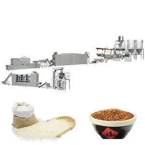 Newly Designed Artificial Rice Production Line Customized Factory Food Fortification Rice Machine thumbnail-1