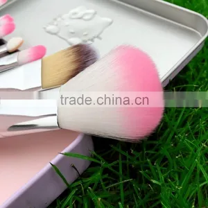 Hot Sell 7 Pcs Cute Pink Hello Kitty Foundation Makeup Brushes,Factory Supply Makeup Brush Set thumbnail-5