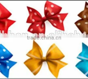 China Supplier Polyester Pre Tie/satin Ribbon Bow With Wire Twist thumbnail-6
