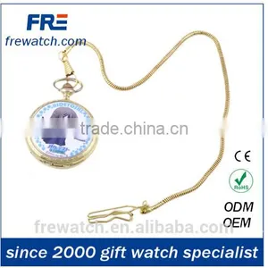 Zinc Alloy Quartz Antique Pocket Watch From China Bronze Old Hanging Watch thumbnail-3