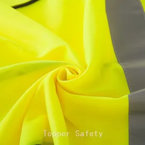 100% Polyester hi Visibility ENISO 20471 Reflective Vest thumbnail-4