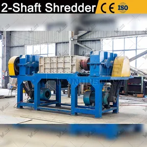 Two Shaft Shredder Tire Recycling Machine Recycling Plant thumbnail-1