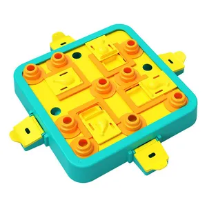 Custom Wholesale Pet Slow Feeder Bowl New Chessboard Design Cat Dog Puzzle Toy Interactive Feeding Dish thumbnail-4