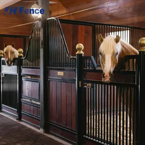 Outdoor Heavy Duty Portable Modular Horse Stable Panels Customizable Design High Style 3D Modeling Farm Use thumbnail-1