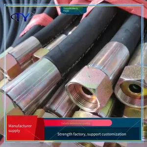 Crimped Wire Rubber Hose, High-pressure Rubber Hose for Coal Mines, for Petroleum Use, Bend-resistant, Wire-wound High-pressure Hose thumbnail-3