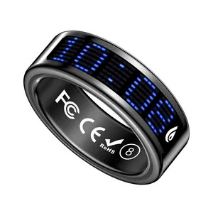 Smart Ai Advisor Ring Activity Monitoring Women's Health Fitness Sleep Stress Hr Tracker thumbnail-1