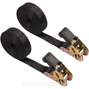 Factory Price Adjustable Ratchet Tie Down With 5000kg Capacity Secure for Daily & Emergency Use Customized Available With or Without Hooks BOLI thumbnail-3