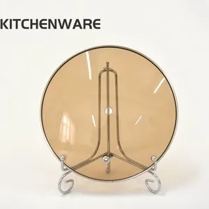 4mm Clear Tempered Glass Lid 12cm 14cm 16cm 18cm 20cm 22cm 24cm 26cm 28cm 30cm 32cm for Kitchen thumbnail-2