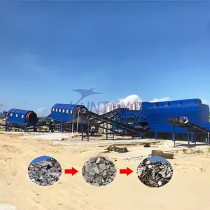 Ballistic Separator for Msw Waste Sorting Machine Rotary Drum Garbage Screening Equipment Domestic Waste Sorting Treatment Plant EPC thumbnail-2