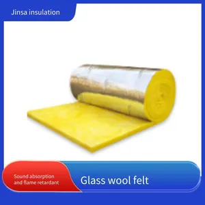 1200*40mm Gray Glass Wool Felt With High Compressive Strength, Manufacturer: Jinsa thumbnail-4