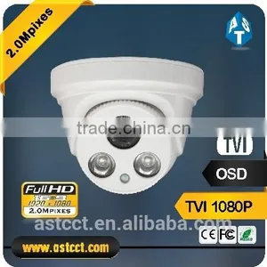 1080P TVI Camera PC Polished Fixed Lens 2.0MP OSD Controller CCTV Camera COMS TVI Color IR Dome CCTV Camera thumbnail-1