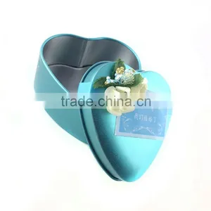 Mini Lovely Heart Shape Tin Cans for Chocolate thumbnail-4