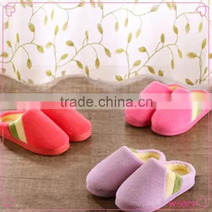 Simple Plain Boa Indoor Soft Slippers Women Fashion Shoes thumbnail-1