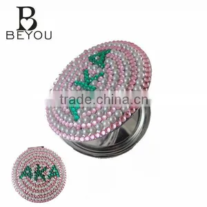 Luxury Custom Greek AKA Sorority Compact Mirror Quality Choice thumbnail-1