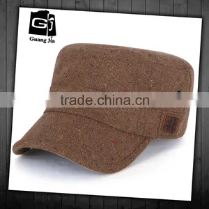 Wholesale Cadet Hats New Style Custom Flat Top Cap Military Hat thumbnail-1