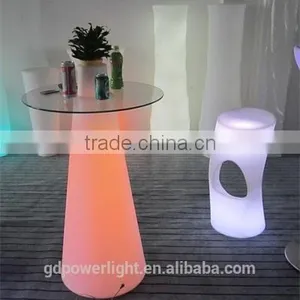 PE Plastic Bar Table With LED Light and Remote Control YXF-50120C thumbnail-3